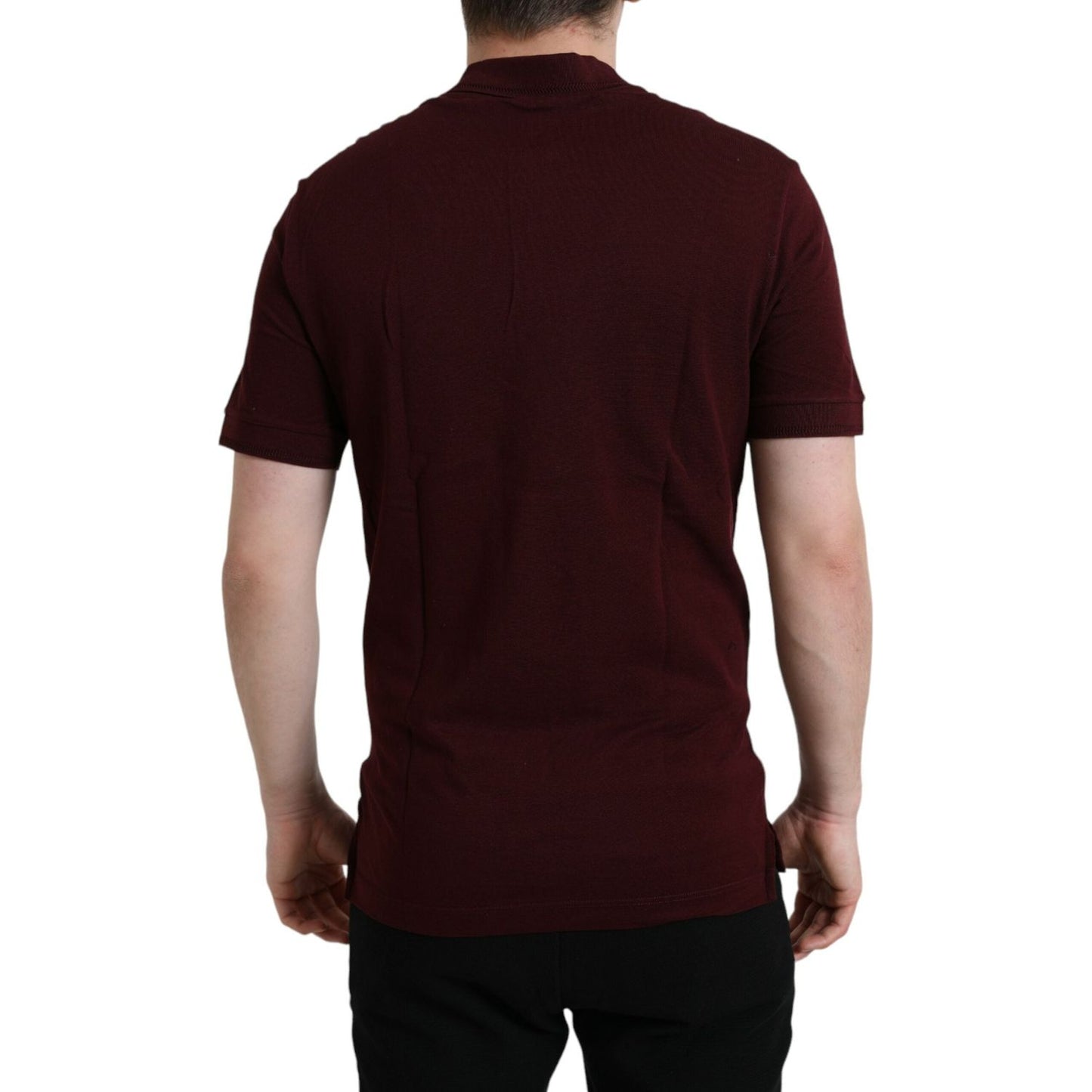 Dolce & Gabbana Maroon Collared Short Sleeves Polo T-shirt 1728,67345645728,Clothing,Dolce & Gabbana,IT46 | S,Maroon,Material: 95% Cotton 5% Polyester,Men,Men - Clothing,New with tags,Polo Shirts - T-Shirts - Clothing,T-Shirts - Clothing,T-Shirts - Men -