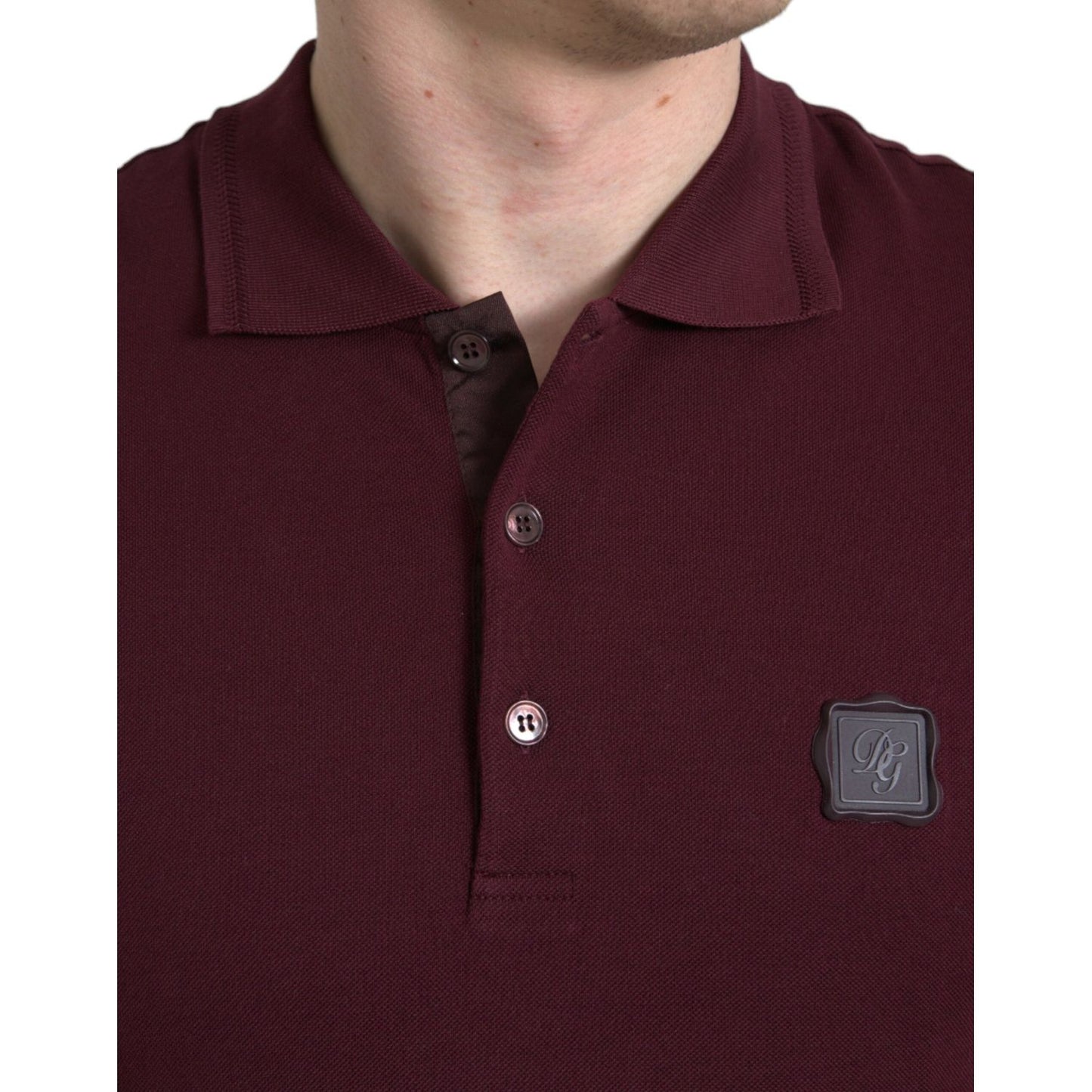 Dolce & Gabbana Maroon Collared Short Sleeves Polo T-shirt 1728,67345645728,Clothing,Dolce & Gabbana,IT46 | S,Maroon,Material: 95% Cotton 5% Polyester,Men,Men - Clothing,New with tags,Polo Shirts - T-Shirts - Clothing,T-Shirts - Clothing,T-Shirts - Men -