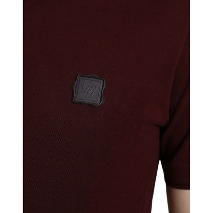 Dolce & Gabbana Maroon Collared Short Sleeves Polo T-shirt 1728,67345645728,Clothing,Dolce & Gabbana,IT46 | S,Maroon,Material: 95% Cotton 5% Polyester,Men,Men - Clothing,New with tags,Polo Shirts - T-Shirts - Clothing,T-Shirts - Clothing,T-Shirts - Men -