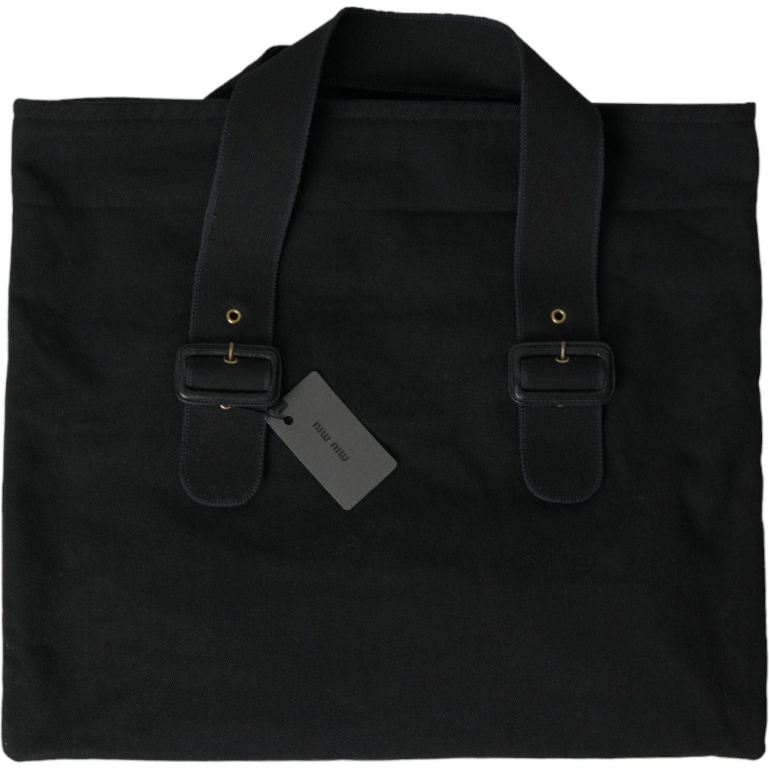 Front view with bag zipped and handles upright.