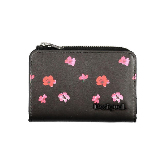 Desigual Black Polyethylene Wallet Desigual