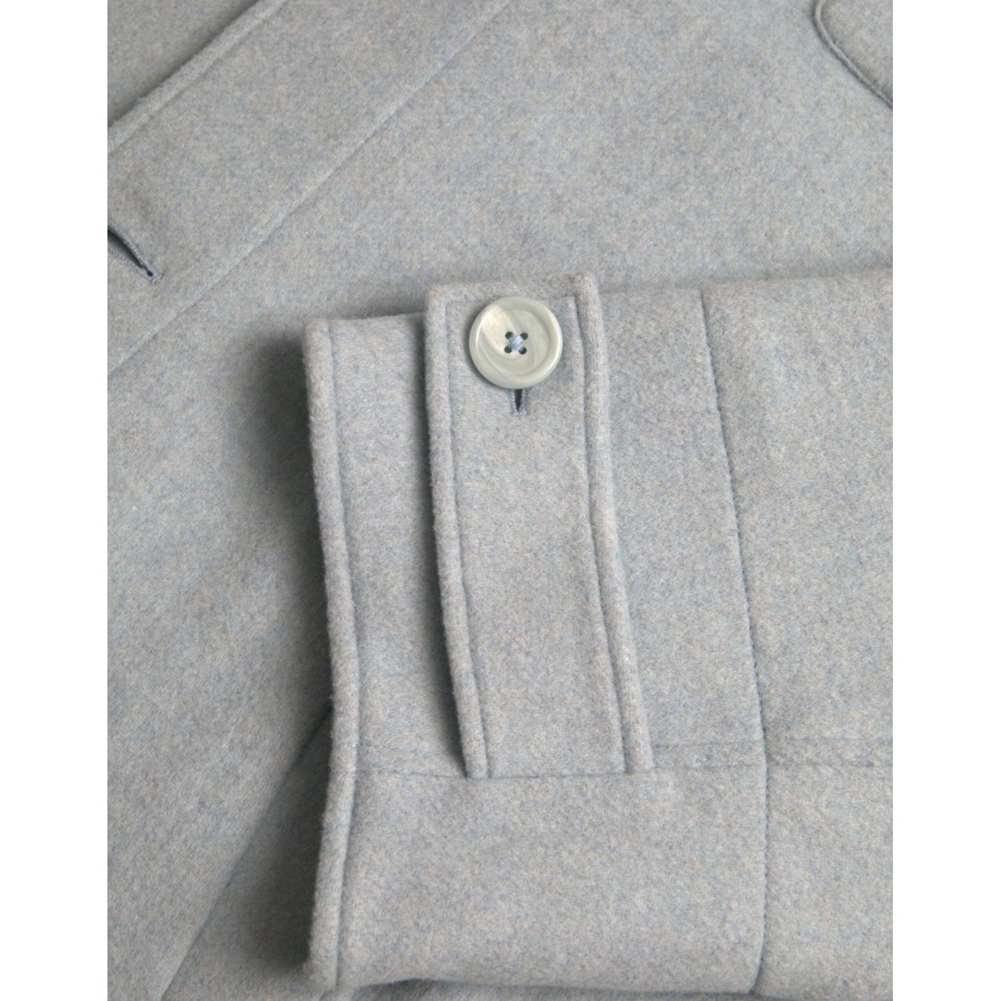 Dolce & Gabbana Light Blue Wool Button Trench Coat Jacket 1728,67345645728,Clothing,Dolce & Gabbana,IT52 | XL,Jackets & Coats - Clothing,Jackets - Men - Clothing,Light Blue,Material: 100% Virgin Wool,Men,New with tags,Trench Coats - Jackets & Coats - Clot