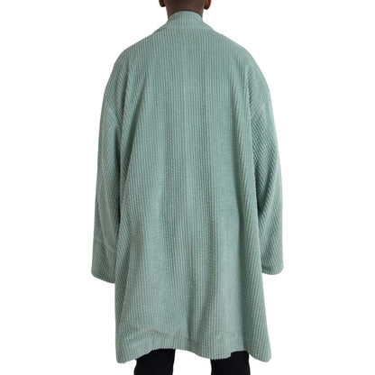 Dolce & Gabbana Blue Double Breasted Corduroy Cotton Jacket 1728,67345645728,Clothing,Dolce & Gabbana,IT52 | XL,Jackets & Coats - Clothing,Jackets - Men - Clothing,Light Blue,Material: 100% Cotton,Men,New with tags,Trench Coats - Jackets & Coats - Clothin