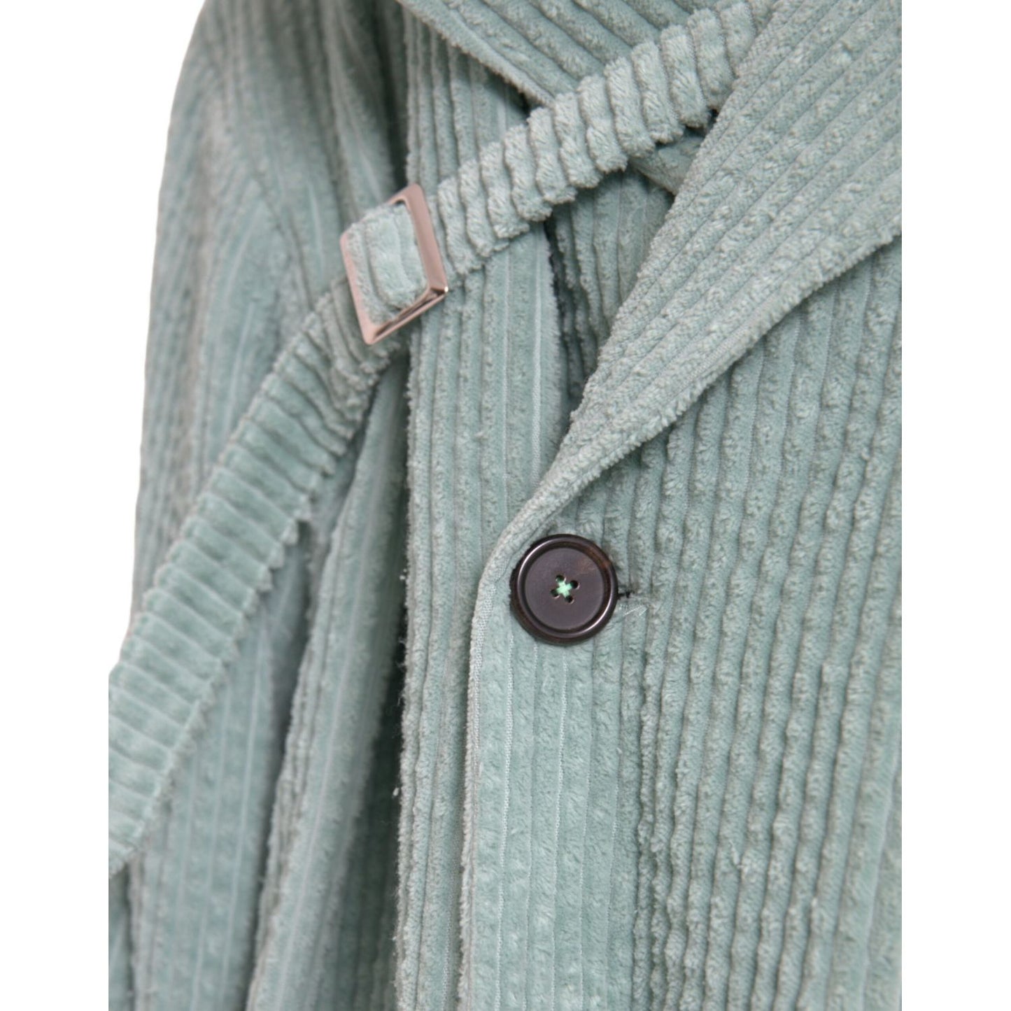 Dolce & Gabbana Blue Double Breasted Corduroy Cotton Jacket 1728,67345645728,Clothing,Dolce & Gabbana,IT52 | XL,Jackets & Coats - Clothing,Jackets - Men - Clothing,Light Blue,Material: 100% Cotton,Men,New with tags,Trench Coats - Jackets & Coats - Clothin