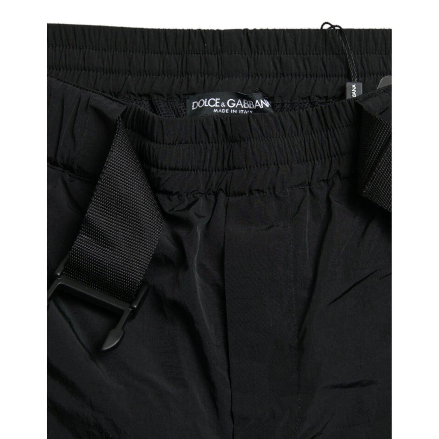 Dolce & Gabbana Black Red Leopard Print Nylon Jogger Pants 1728,67345645728,Athletic Pants - Pants - Clothing,Black and Red,Clothing,Dolce & Gabbana,IT44 | XS,IT46 | S,IT48 | M,IT50 | L,IT52 | XL,IT54 | XL,IT56 | XXL,IT58 | XXL,Jeans & Pants - Men - Cloth