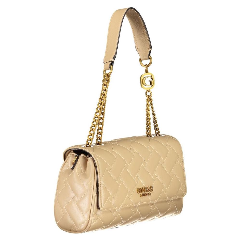 Guess Jeans Beige Polyethylene Handbag Guess Jeans