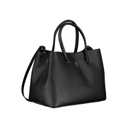 Tommy Hilfiger Black Polyethylene Handbag Tommy Hilfiger