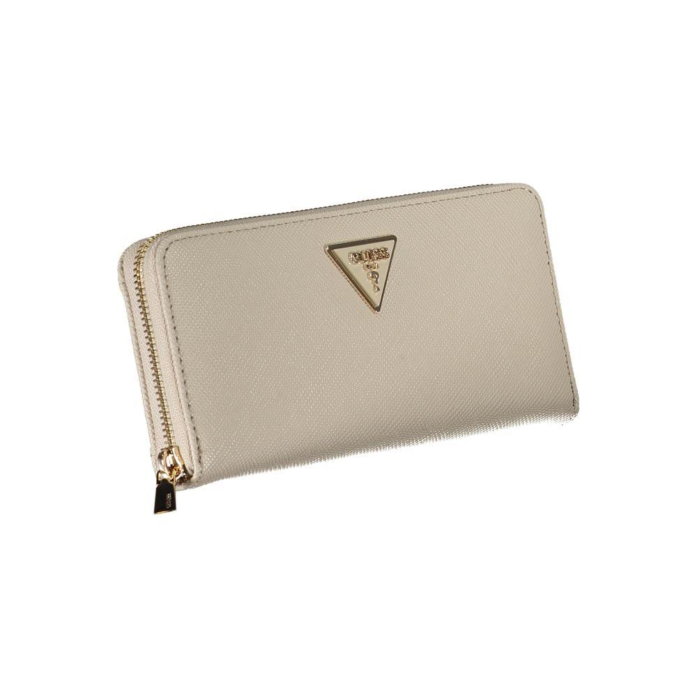 Guess Jeans Beige Polyethylene Wallet Guess Jeans