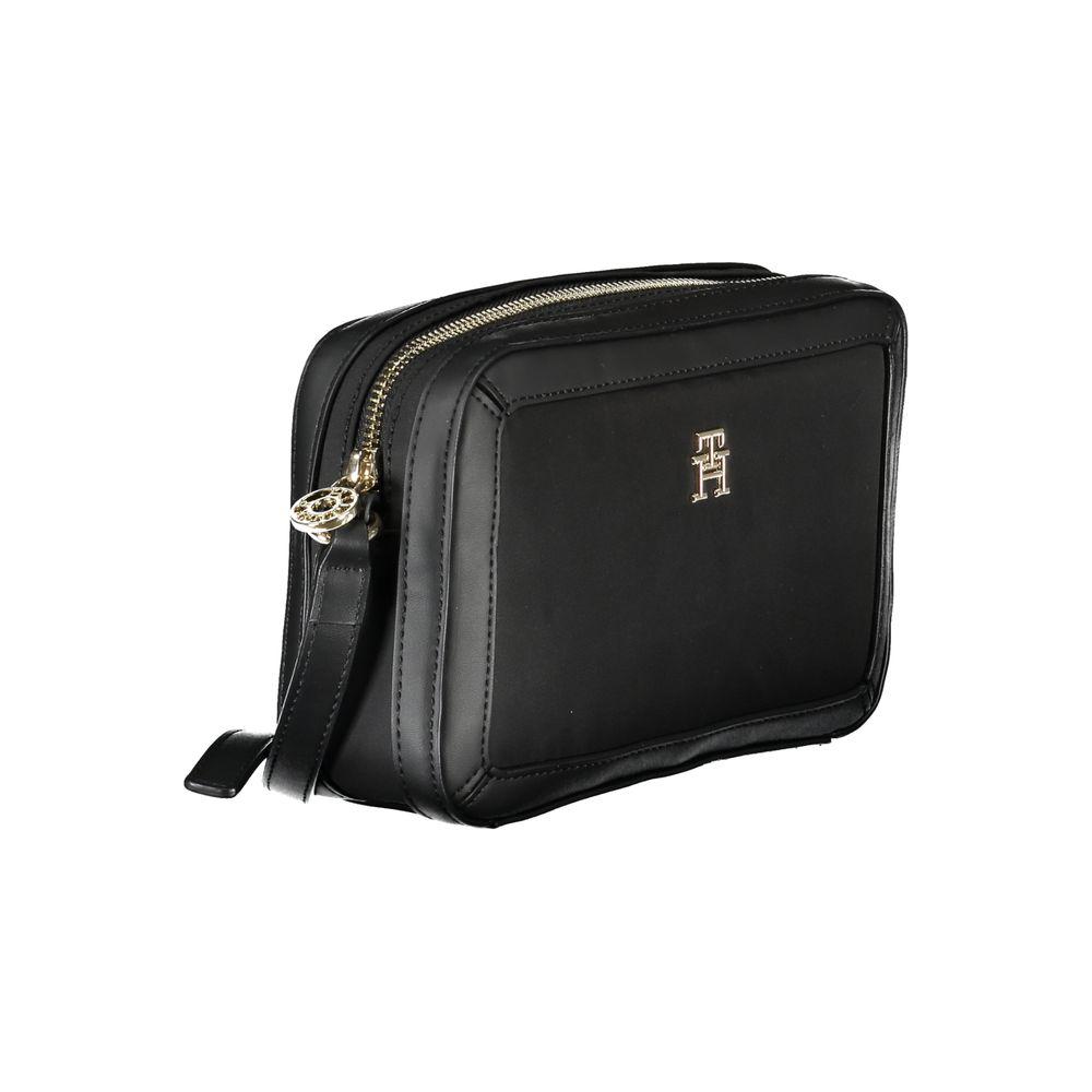 Tommy Hilfiger Black Polyester Handbag Tommy Hilfiger