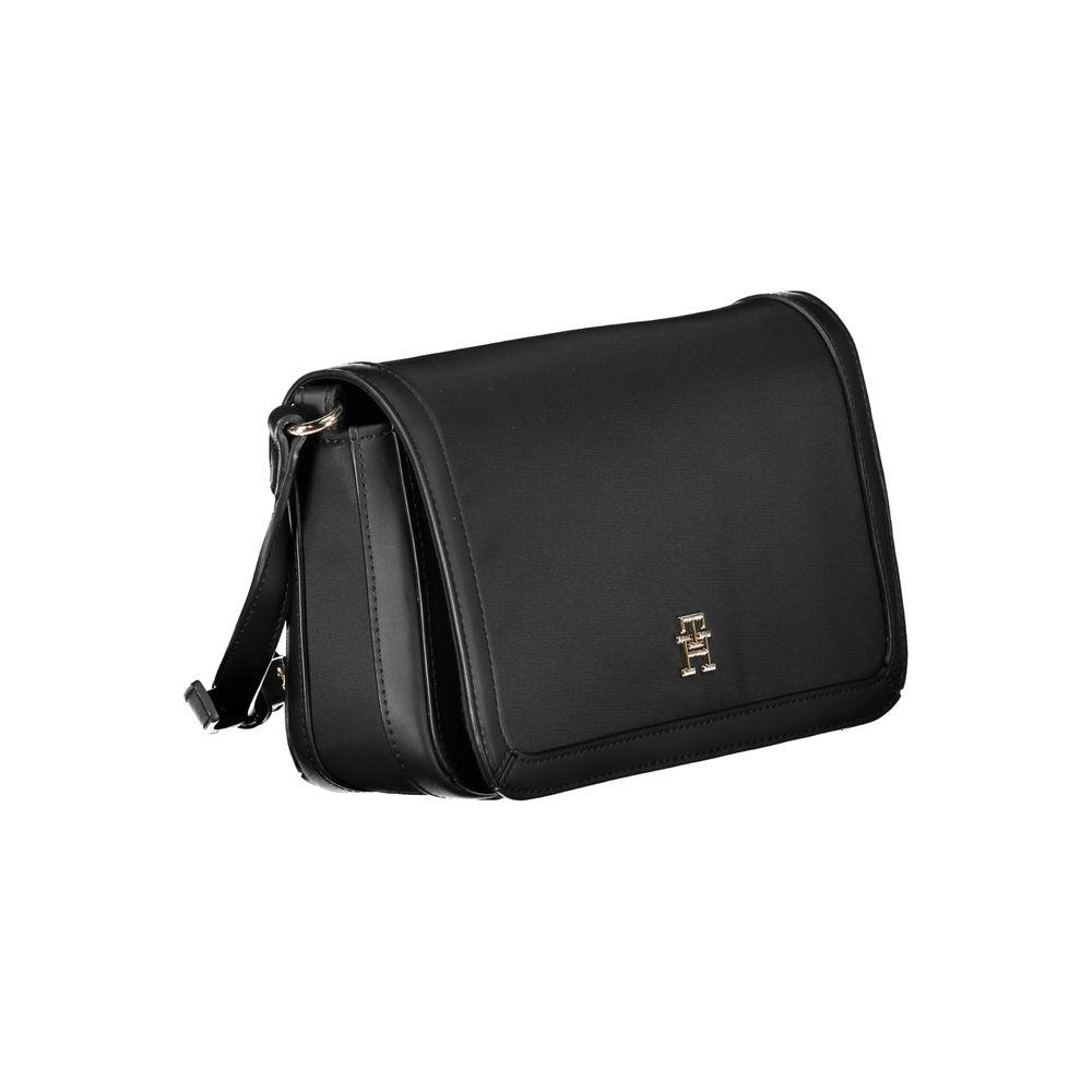 Tommy Hilfiger Black Polyester Handbag Tommy Hilfiger