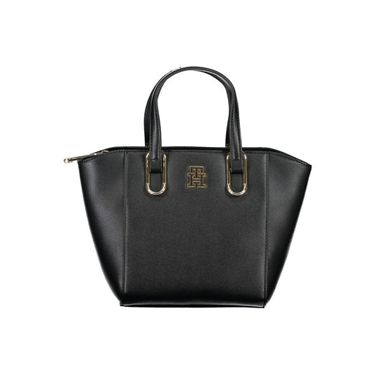 Tommy Hilfiger Black Polyethylene Handbag Tommy Hilfiger