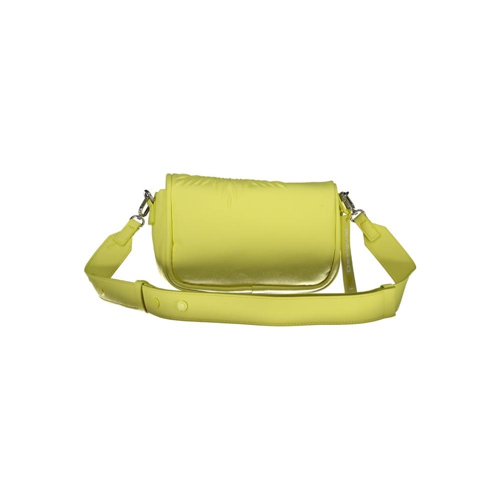 Desigual Yellow Polyethylene Handbag Desigual