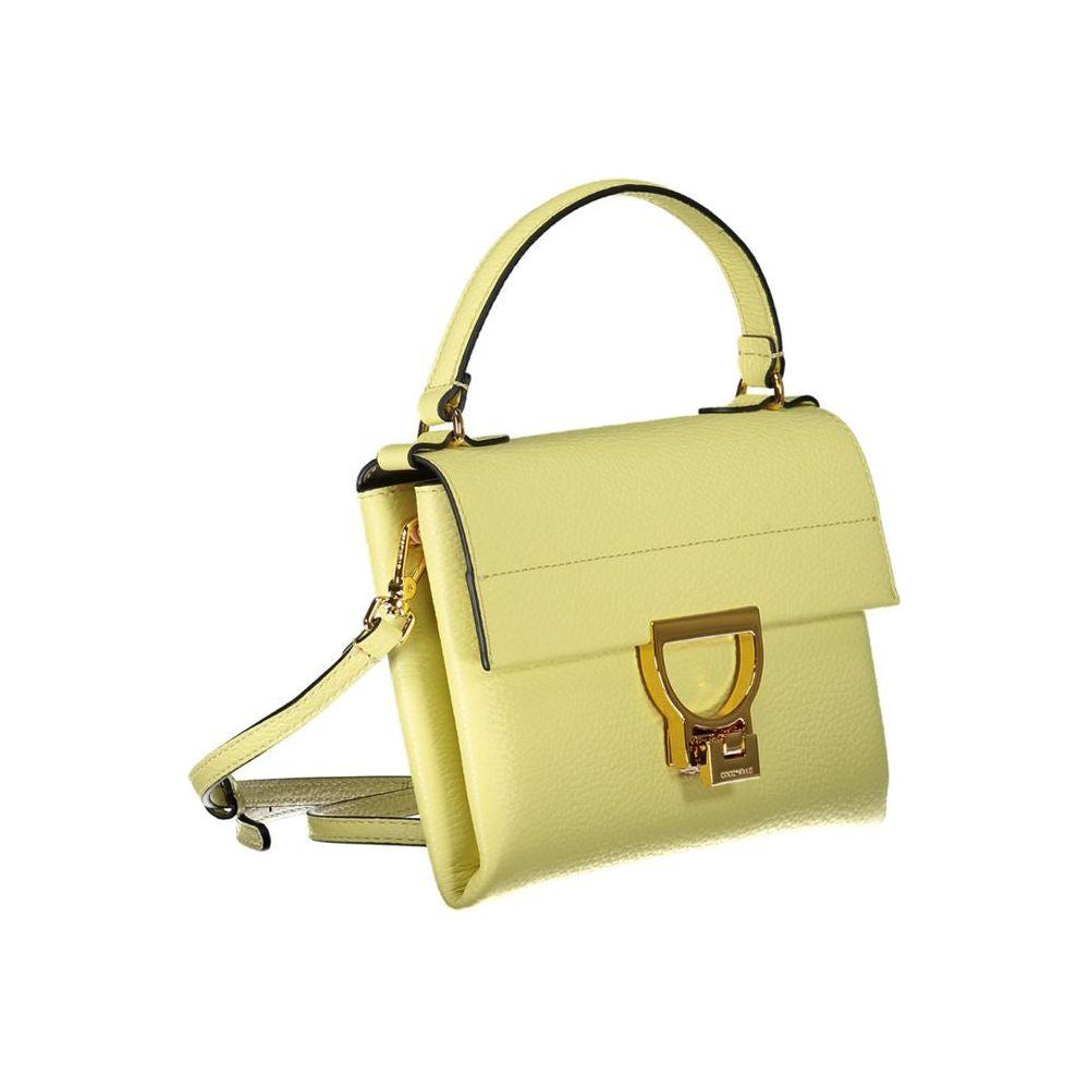 Coccinelle Yellow Leather Handbag Coccinelle