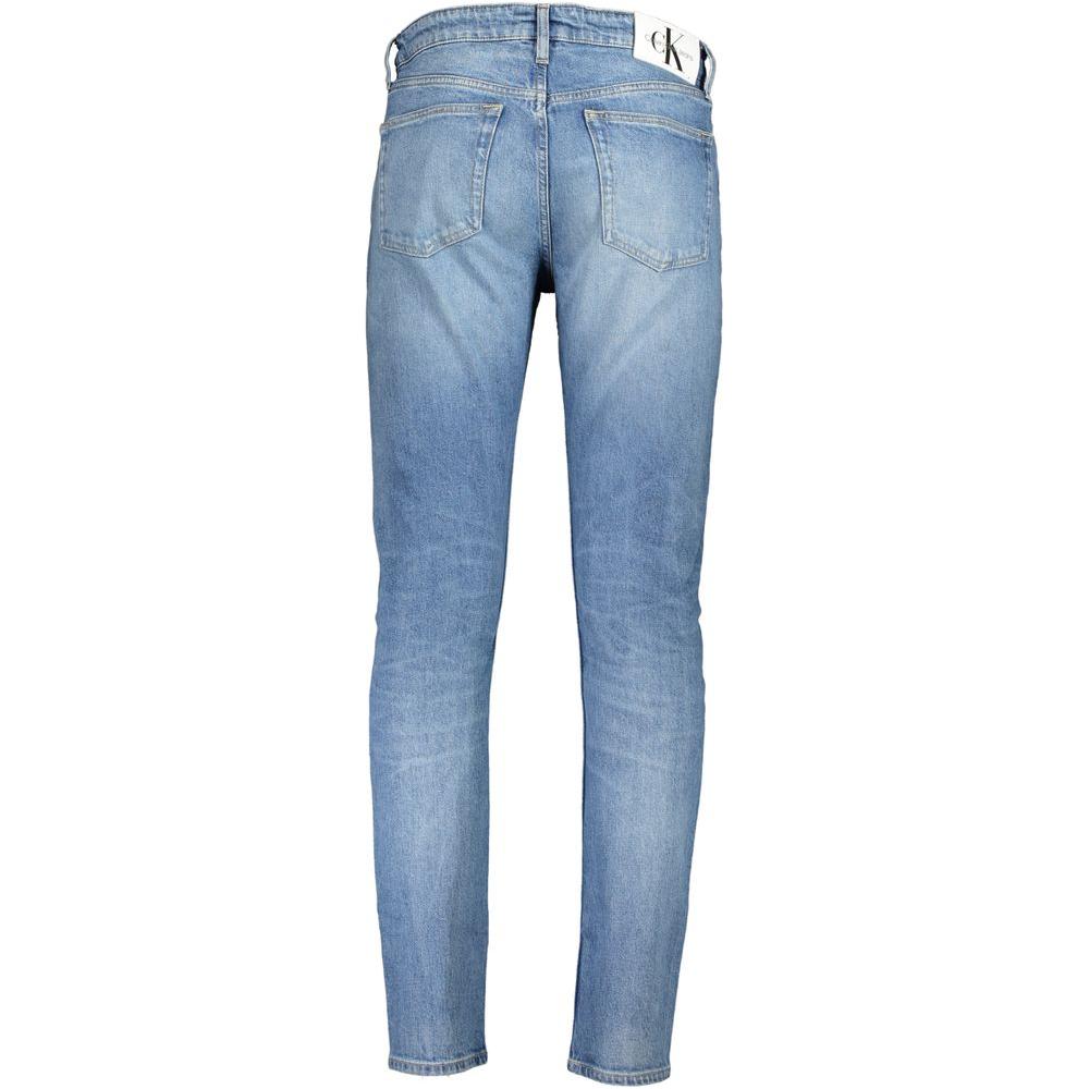 Calvin Klein Light Blue Cotton Jeans & Pant Calvin Klein