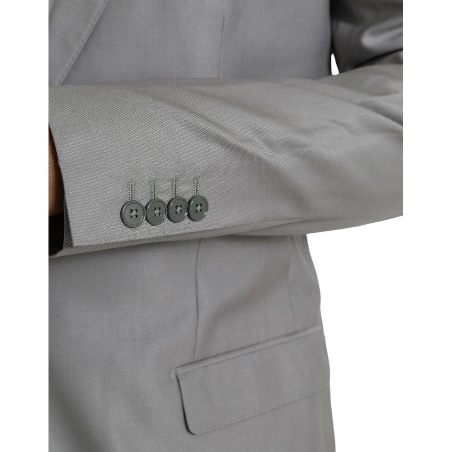 Dolce & Gabbana Gray Wool Peak Single Breasted Coat Blazer 1728,67345645728,Blazers - Men - Clothing,Blazers - Suits & Blazers - Clothing,Clothing,Dolce & Gabbana,Gray,IT54 | XL,Material: 82% Virgin Wool 18% Silk,Men,New with tags,Suits & Blazers - Clothi