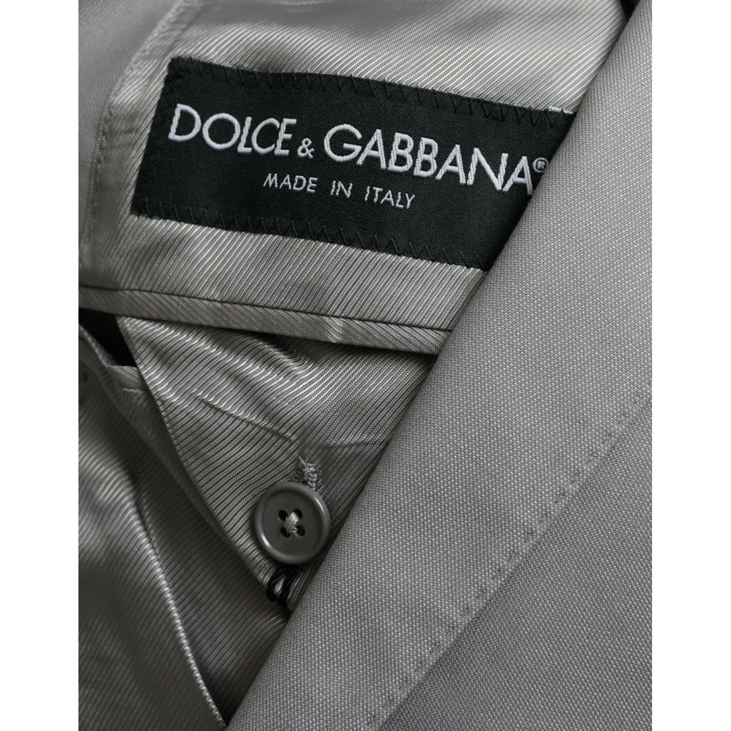 Dolce & Gabbana Gray Wool Peak Single Breasted Coat Blazer 1728,67345645728,Blazers - Men - Clothing,Blazers - Suits & Blazers - Clothing,Clothing,Dolce & Gabbana,Gray,IT54 | XL,Material: 82% Virgin Wool 18% Silk,Men,New with tags,Suits & Blazers - Clothi