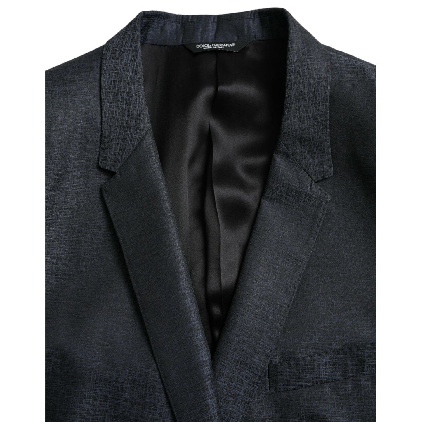 Dolce & Gabbana Blue Wool GOLD Single Breasted Coat Blazer 1728,67345645728,Blazers - Men - Clothing,Blazers - Suits & Blazers - Clothing,Blue,Clothing,Dolce & Gabbana,IT56 | XXL,Materials: 54% Virgin Wool 46% Polyester,Men,New with tags,Suits & Blazers -