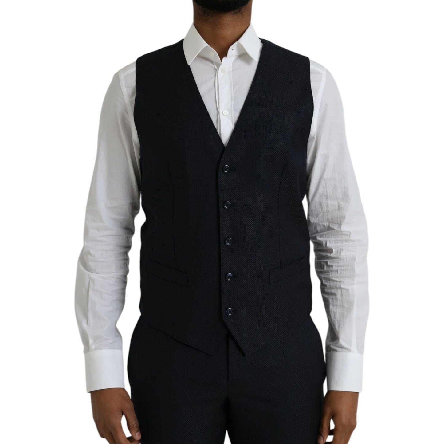 Dolce & Gabbana Blue Fantasy MARTINI Formal 3 Piece Suit Dolce & Gabbana