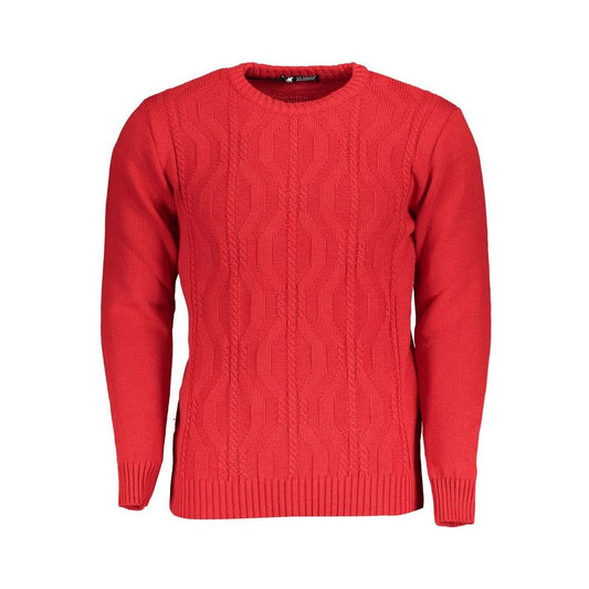 U.S. Grand Polo Red Fabric Sweater U.S. Grand Polo