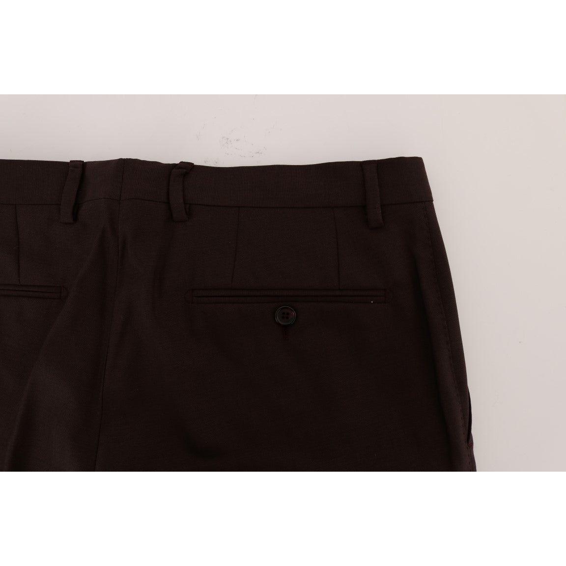 بنطلون رسمي أنيق بقصّة Slim Fit من Dolce &amp; Gabbana باللون الأرجواني