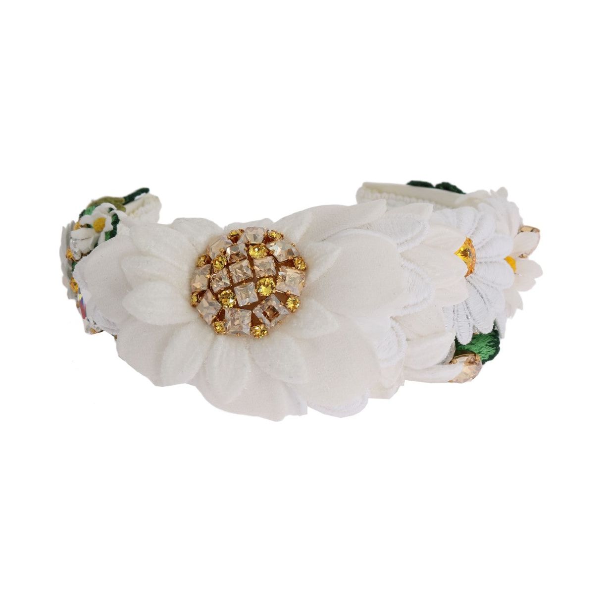 Dolce & Gabbana Sunflower Crystal Embellished Headband Dolce & Gabbana