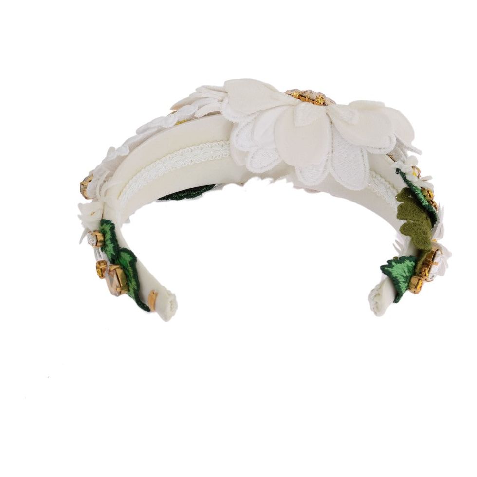 Dolce & Gabbana Sunflower Crystal Embellished Headband Dolce & Gabbana