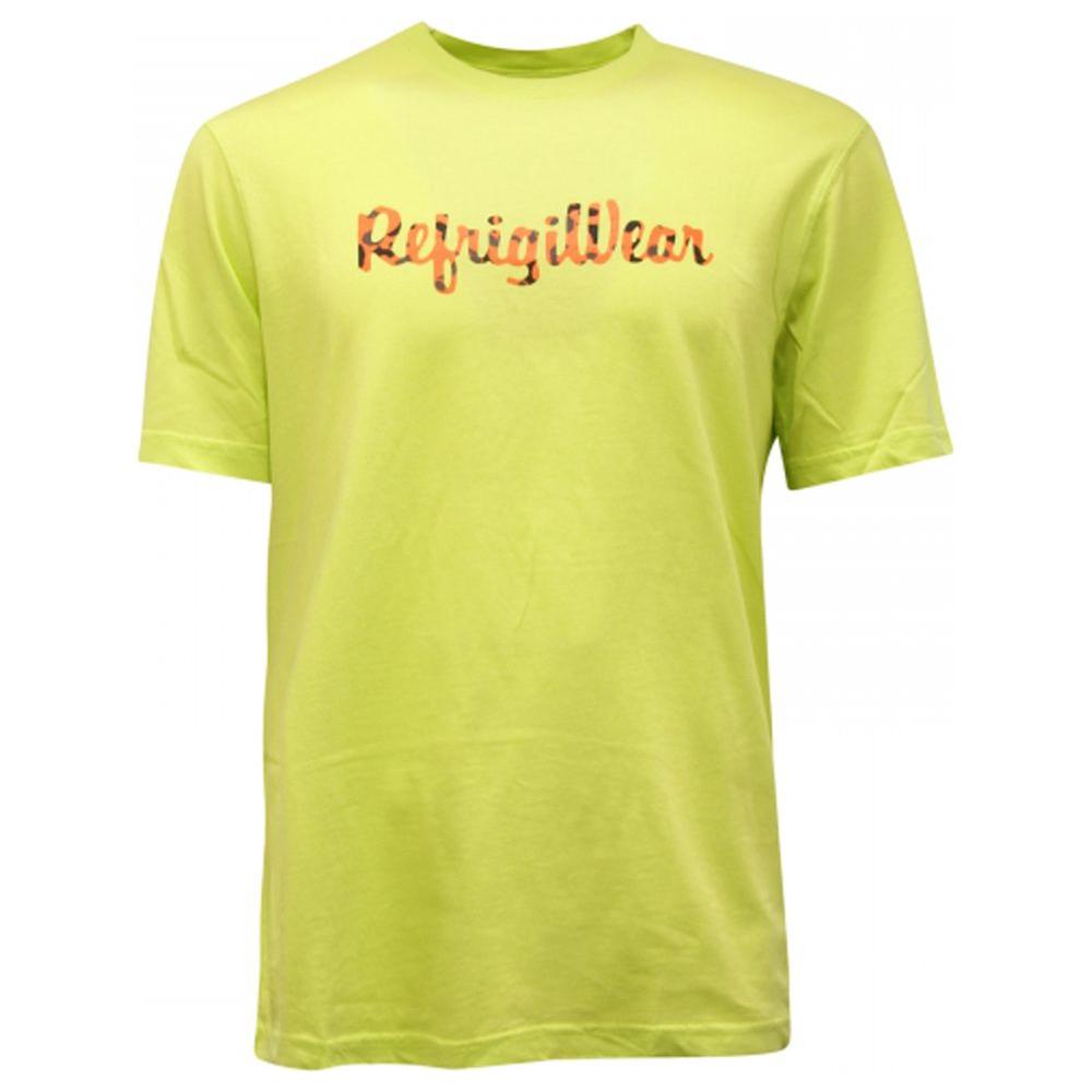 Refrigiwear Sunshine Yellow Logo Crew-Neck Tee Refrigiwear