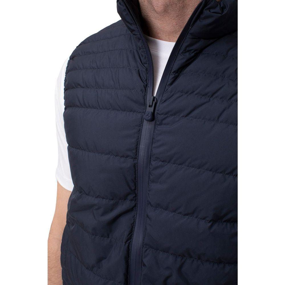 People Of Shibuya Sleek Blue Puffer Vest for a Modern Look People Of Shibuya