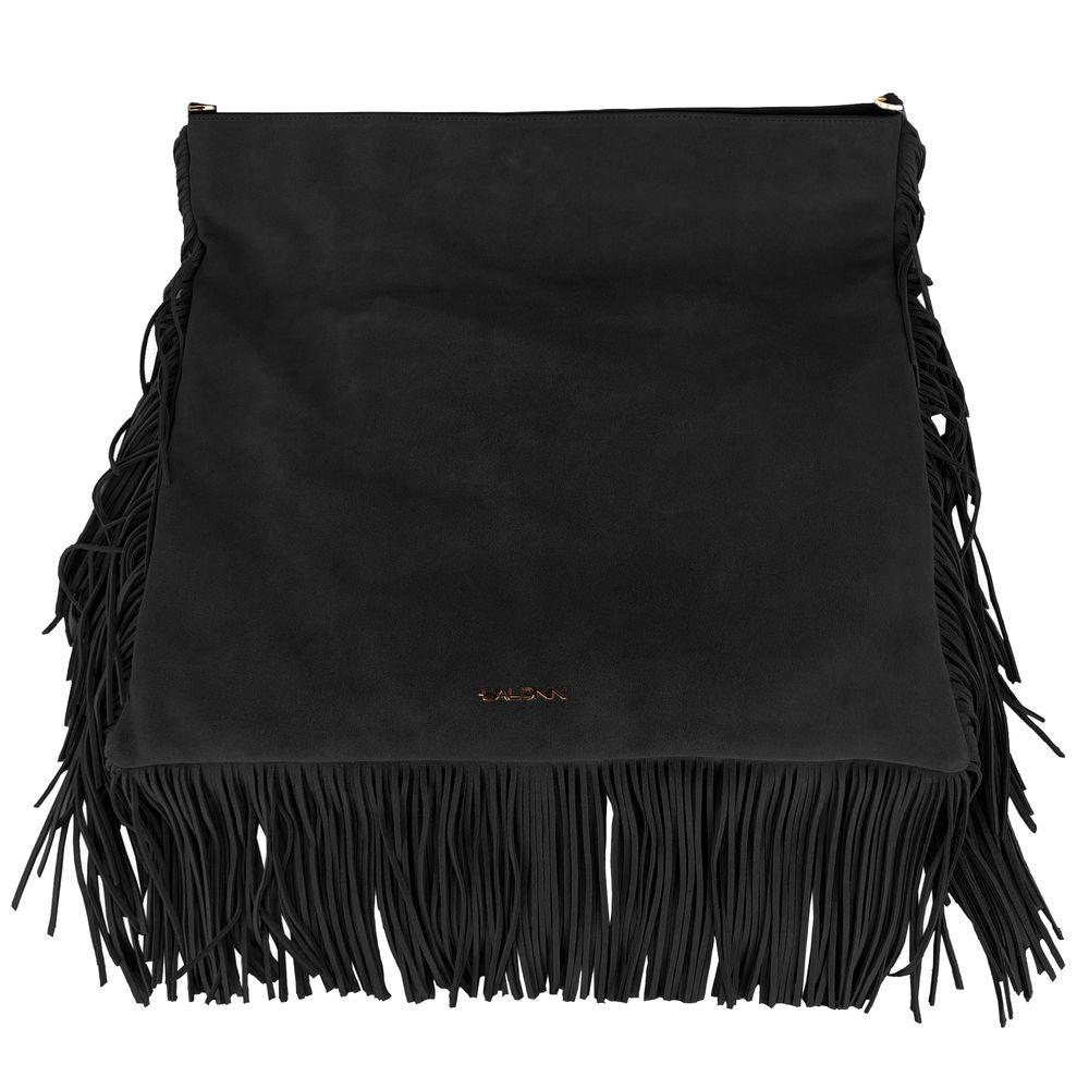 Baldinini Trend Chic Suede Fringe Crossbody Bag Baldinini Trend