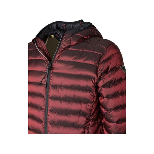 Fred Mello Elegant Pink Padded Jacket with Hood Fred Mello