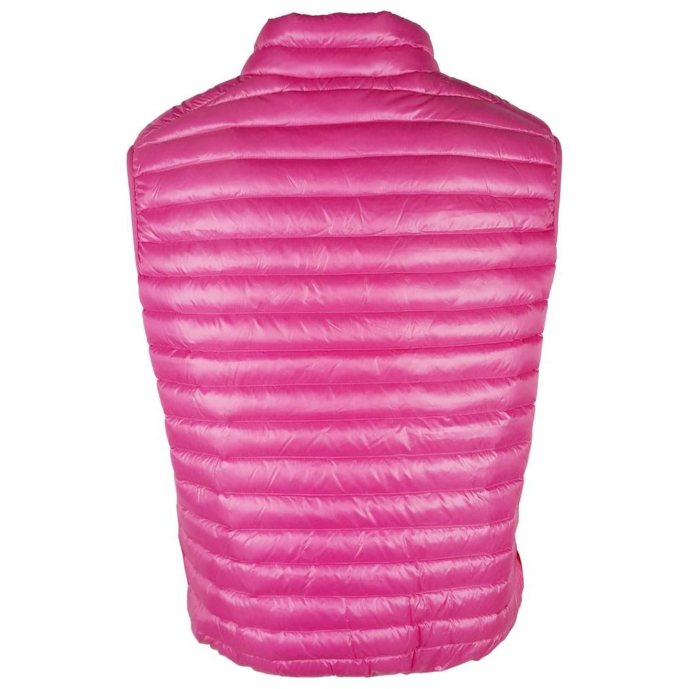 Centogrammi Chic Pink Nylon Down Vest for Her Centogrammi