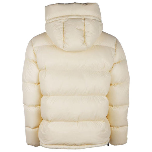 Centogrammi Elegant Cream Puffer Jacket Centogrammi