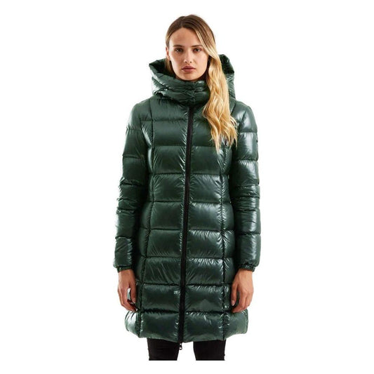 Refrigiwear Green Polyester Women Jacket Refrigiwear