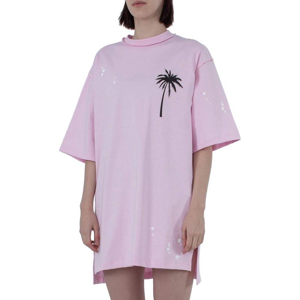 Comme Des Fuckdown Pink Cotton Women Dress Comme Des Fuckdown