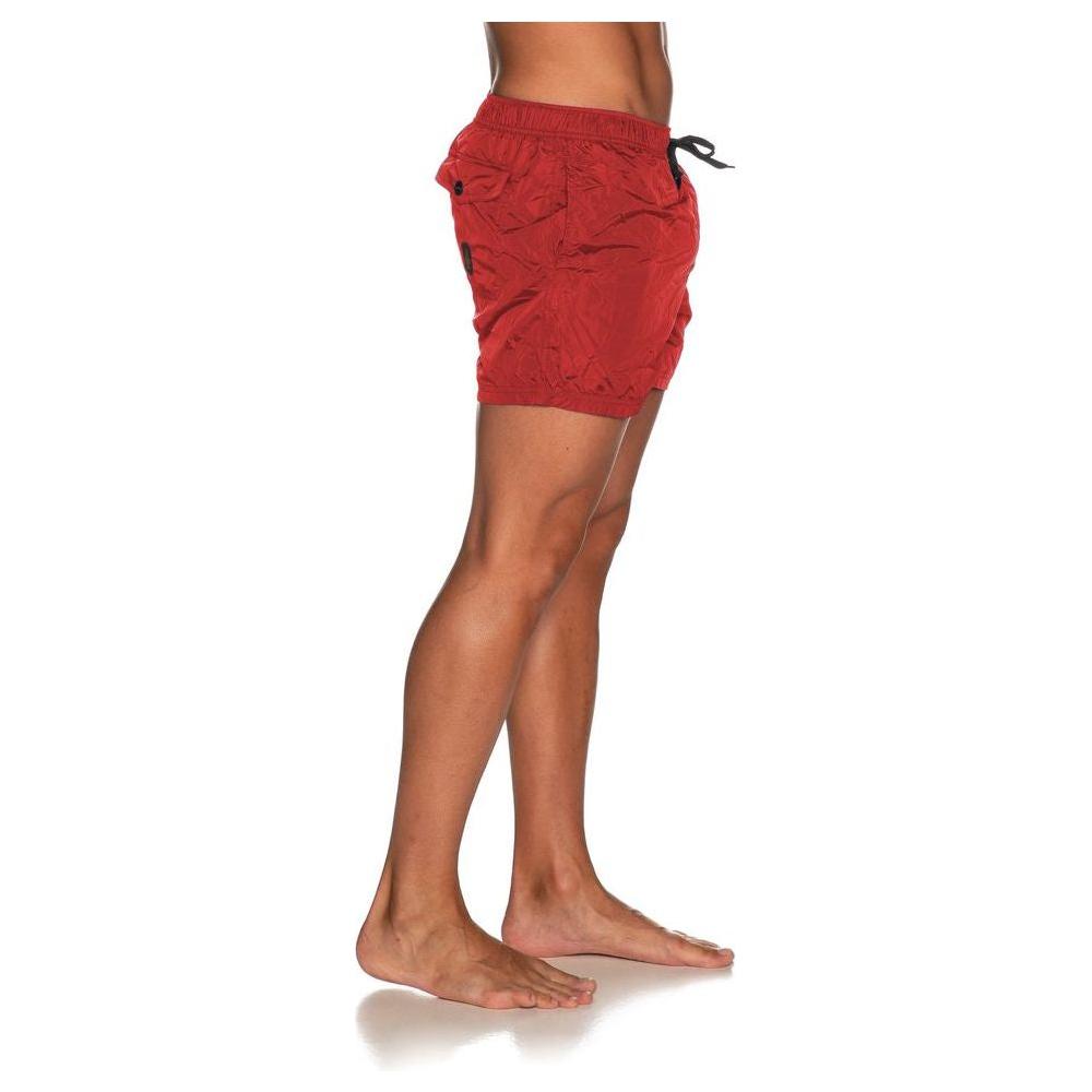 Refrigiwear Red Nylon Men's Swimsuit Refrigiwear