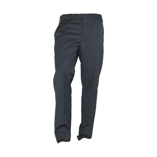 Made in Italy Elegant Italian Gray Trousers Made in Italy