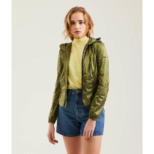 Refrigiwear Green Polyamide Women Jacket Refrigiwear