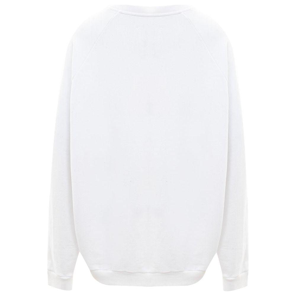 Maison Margiela Elegant Cotton Knit Sweater in Pristine White Maison Margiela