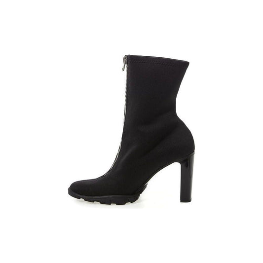 Alexander McQueen Sleek Neoprene Leather Boots Alexander McQueen