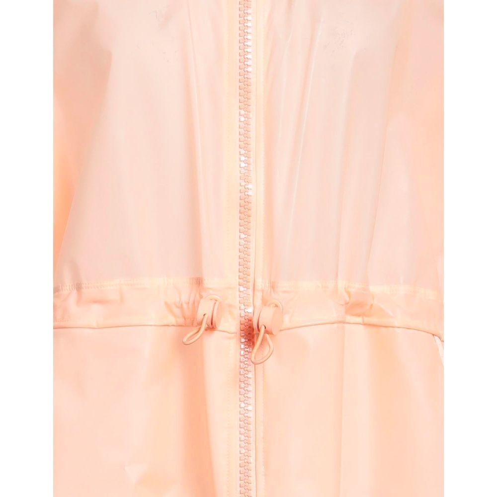 Elisabetta Franchi Powder Pink Long Waterproof Jacket Elisabetta Franchi