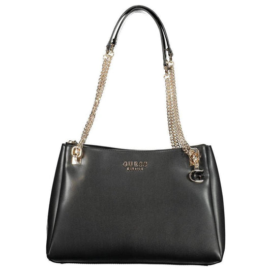 Guess Jeans Black Polyethylene Handbag Guess Jeans