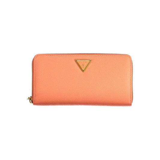 Guess Jeans Orange Polyethylene Wallet Guess Jeans