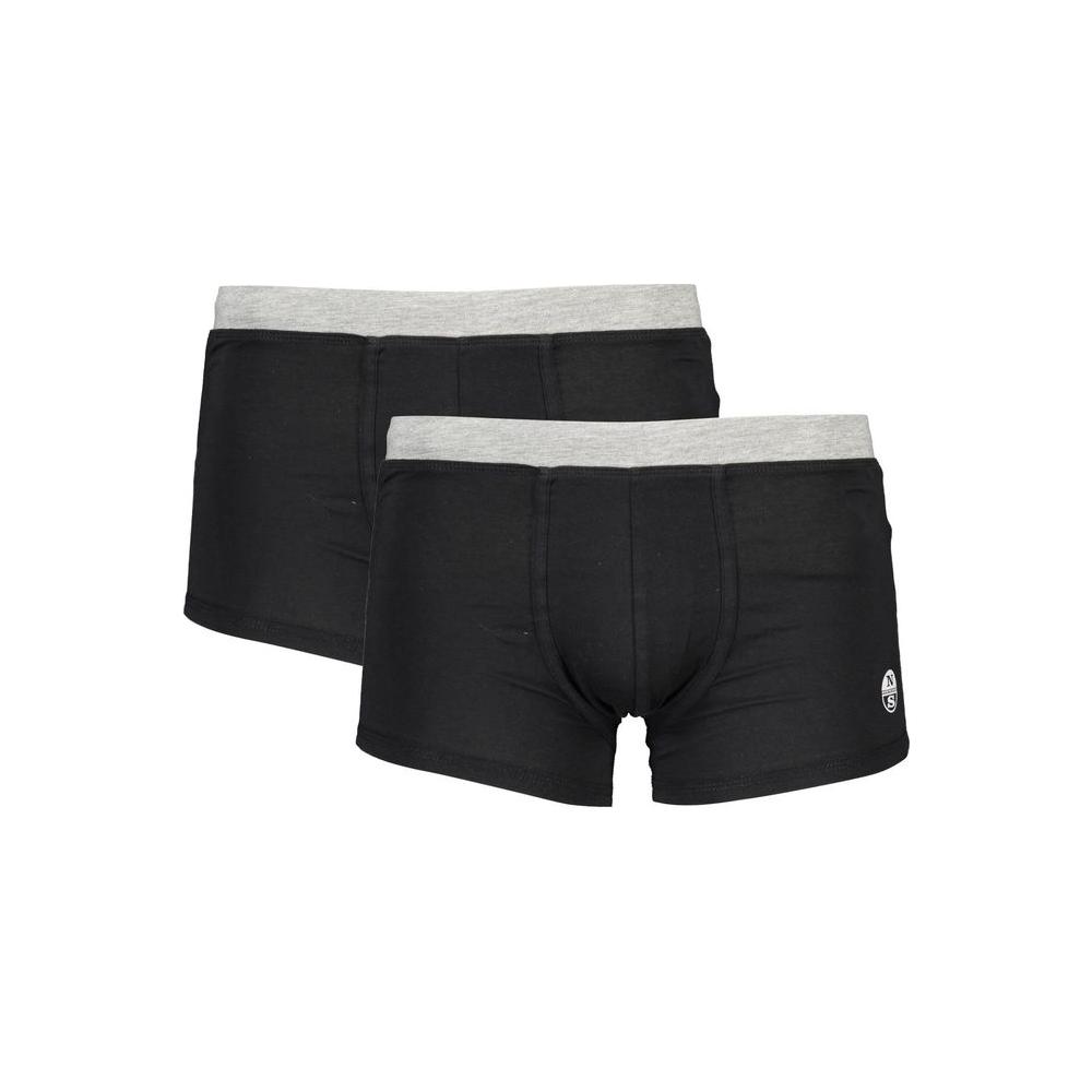 North Sails Black Cotton Underwear North Sails