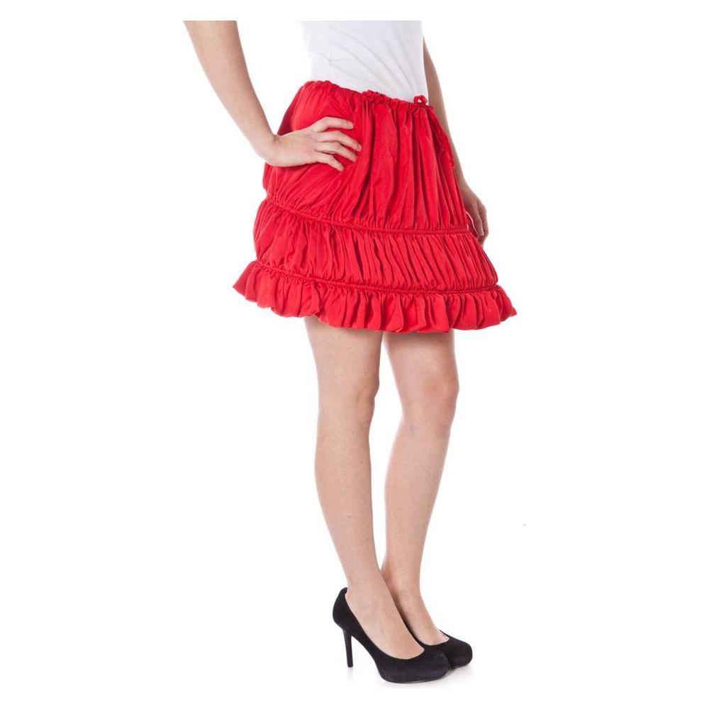 Denny Rose Red Polyester Skirt Denny Rose