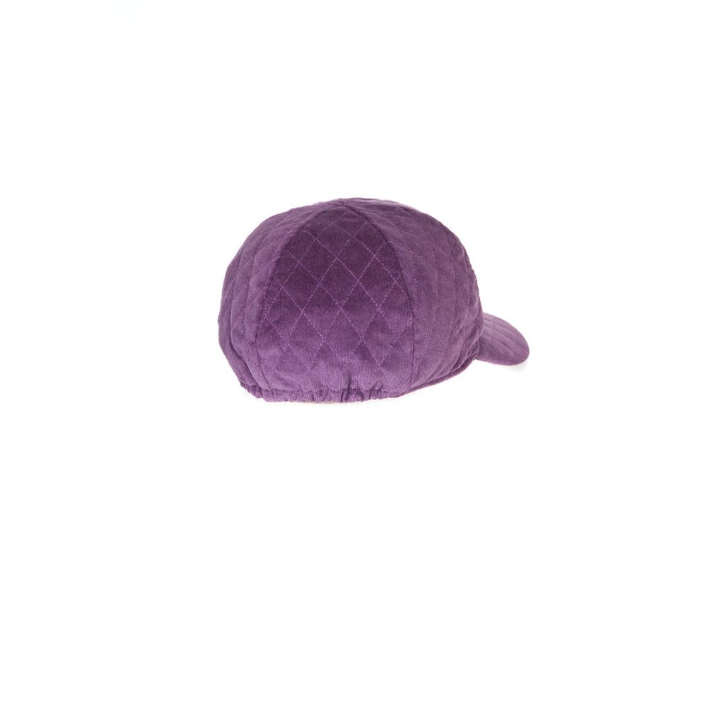 Denny Rose Purple Cotton Hat Denny Rose