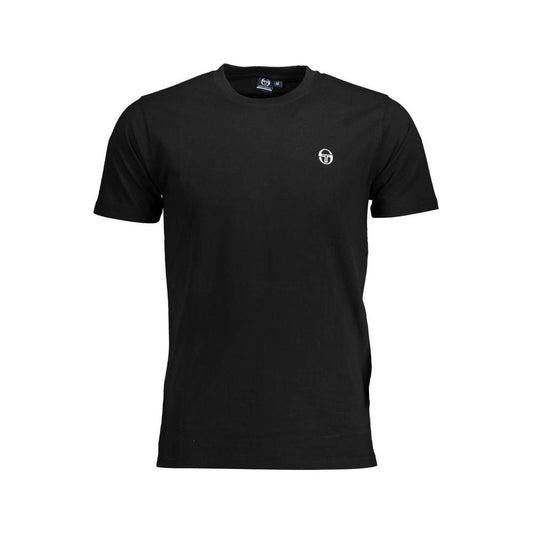 Sergio Tacchini Black Cotton T-Shirt Sergio Tacchini