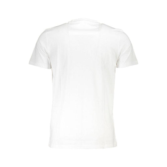 Cavalli Class White Cotton T-Shirt Cavalli Class