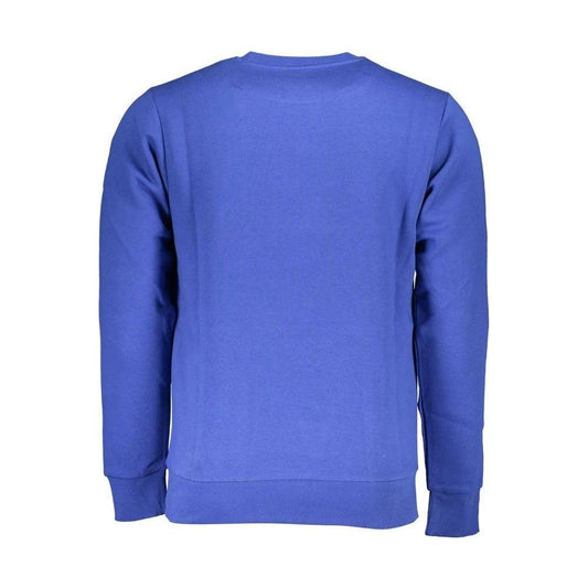 U.S. Grand Polo Blue Cotton Sweater U.S. Grand Polo