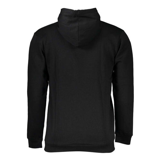 Sergio Tacchini Black Cotton Sweater Sergio Tacchini