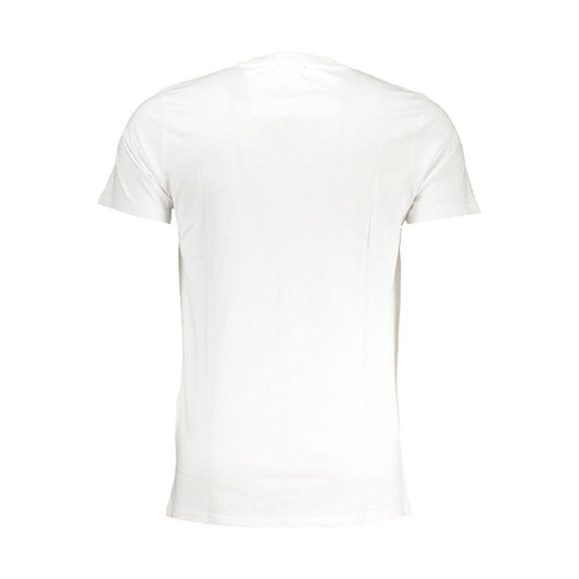 Cavalli Class White Cotton T-Shirt Cavalli Class